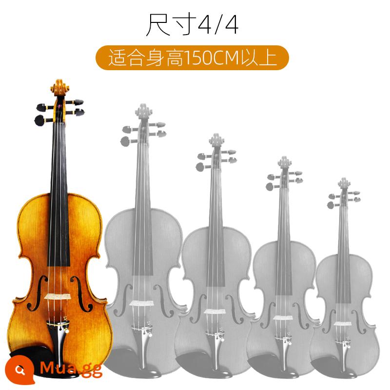 KylieSman Châu Âu chất liệu thủ công violon lớp biểu diễn nguyên chất chuyên nghiệp cấp chứng chỉ A10 thi nhạc cụ độc tấu - 4/4