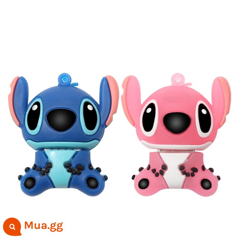 32G Blue Stitch Những Người Yêu Thích Ổ Bút Hoạt Hình Dễ Thương Sinh Viên Giữa Các Vì Sao Bé Pink Stitch Ổ Bút USB Miễn Phí Vận Chuyển - xám hồng nhạt