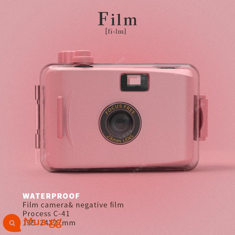 Quà tặng sinh nhật phim máy ảnh không Polaroid đánh lừa phim âm bản cổ điển Quà tặng ngày 8 tháng 3 của phụ nữ cho bạn nam và nữ bạn gái - Phim--Pink Powder Shell_Limited