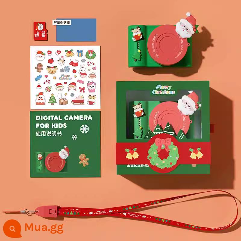 Sanrio Kuromi máy ảnh trẻ em đồ chơi kỹ thuật số Polaroid cô gái món quà sinh nhật sinh viên ảnh ccd kho báu - C5 Ông già Noel phiên bản giới hạn [thẻ 64G + truyền wifi phiên bản màn hình cảm ứng]