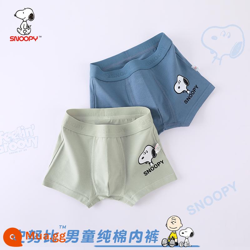 Quần lót trẻ em bé trai bé quần cotton trẻ em 100% cotton cotton 100% modal boy quần đùi bé trai lớn - S169 (bông nguyên chất) 2 cái