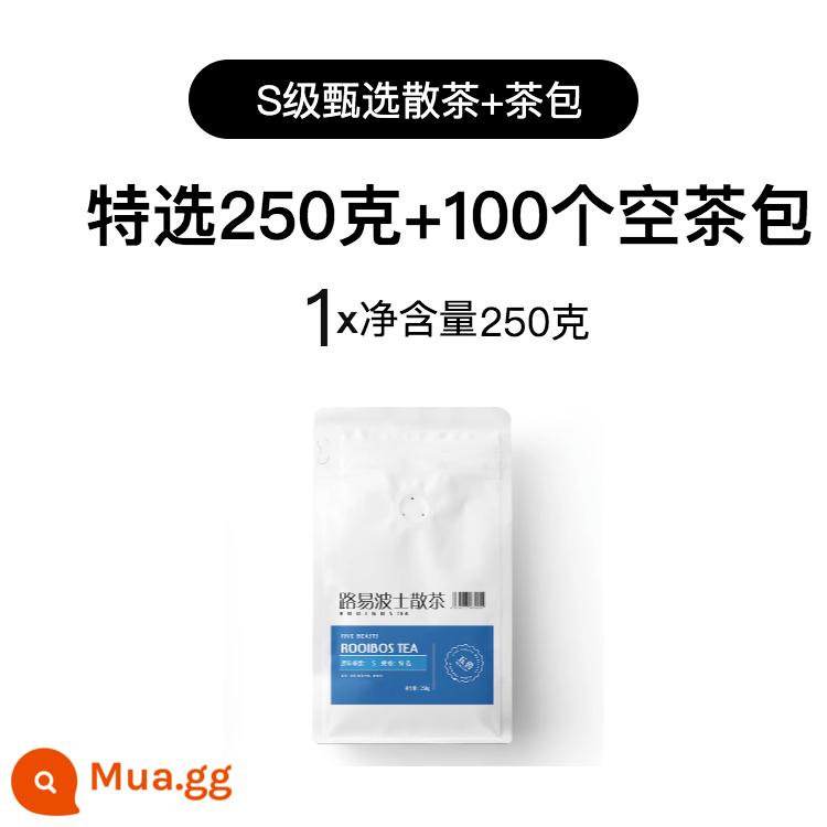 Năm con thú Nam Phi Kho báu quốc gia Louis Bost Dr. Tea Original Red Short Rooibos Tealess Coffee Coffee Tea Tea trà - 250g trà rời được chọn lọc đặc biệt + 100 túi trà ngô