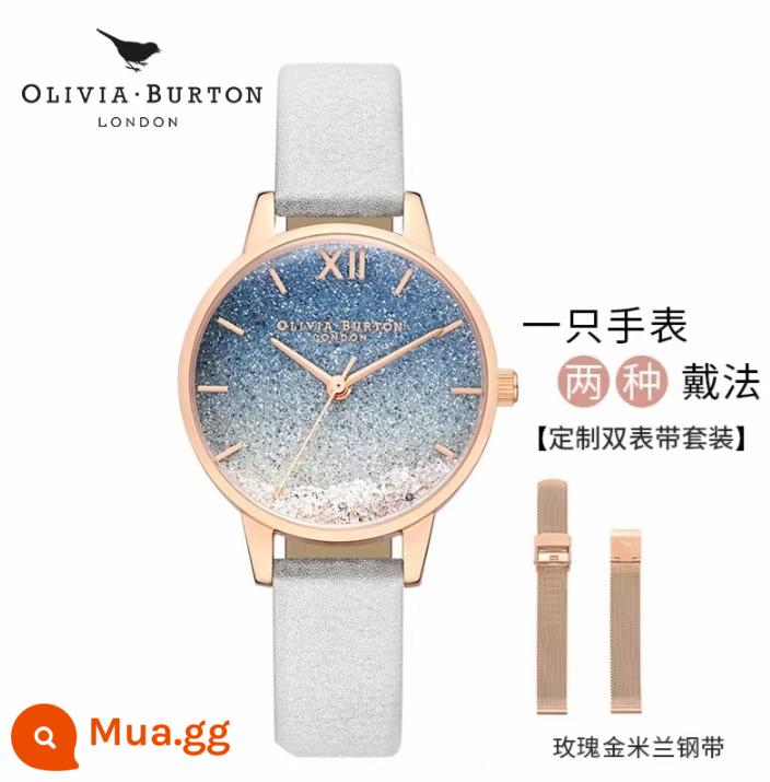 Quà tặng năm mới] Đồng hồ đeo tay chống nước chính hãng Olivia Burton starry sky ob small bee cho bạn gái - Nên mua bộ thắt lưng + đai thép - bạn có thể thay dây đeo trong 5 giây