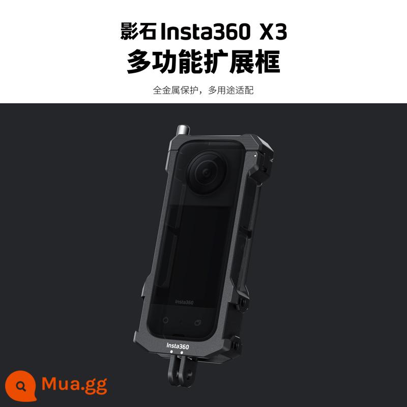 insta360X3 túi lưu trữ pin sạc quản gia bộ chuyển đổi âm thanh đèn flash vượt qua đồng hành vỏ bảo vệ gương bảo vệ - Hộp mở rộng đa chức năng X3