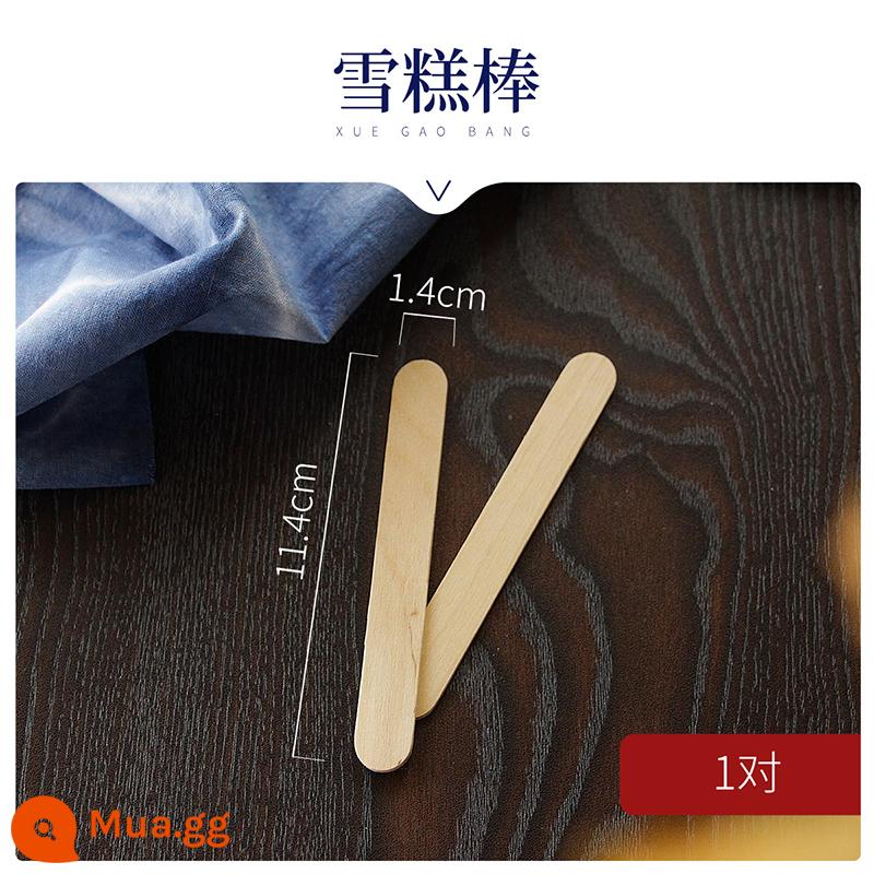 Tie-nhuộm handmade DIY dụng cụ miệng nhọn chai may vá ban nhạc cao su thêu kéo dài mô hình phiên bản khối gỗ que kem nhuộm vật liệu gói - Que kem [hai cặp]