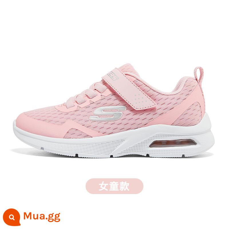 SKECHERS Outlets giày trẻ em mùa xuân và mùa hè giày thể thao bé trai và bé gái giày lưới chạy bộ trẻ em giày đệm khí giày thường - Màu bột/LTPK