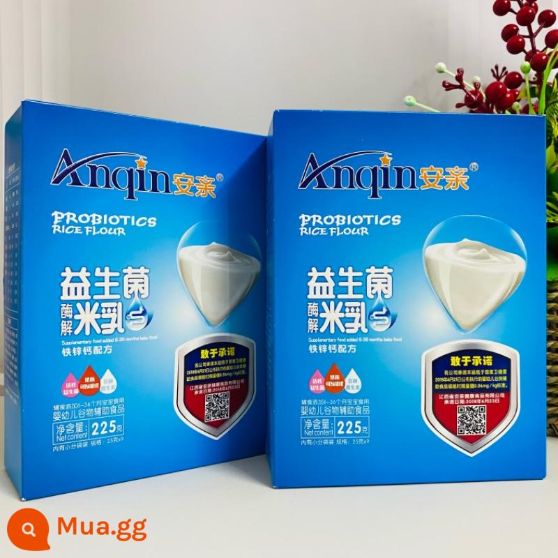 Bột gạo Anqin Probiotics Sữa gạo Canxi Sắt Kẽm Bột gạo trẻ em 468g/lon - Canxi Sắt Kẽm 225g [2 hộp] 23/09