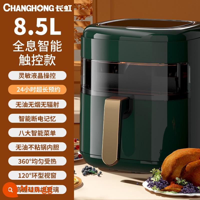 Changhong Air Fried Pot 2022 Hộ gia đình MỚI -CAPInity Thông minh giám sát thông minh - Hình ảnh màu xanh đậm 8,5L [mẫu cảm ứng thông minh]