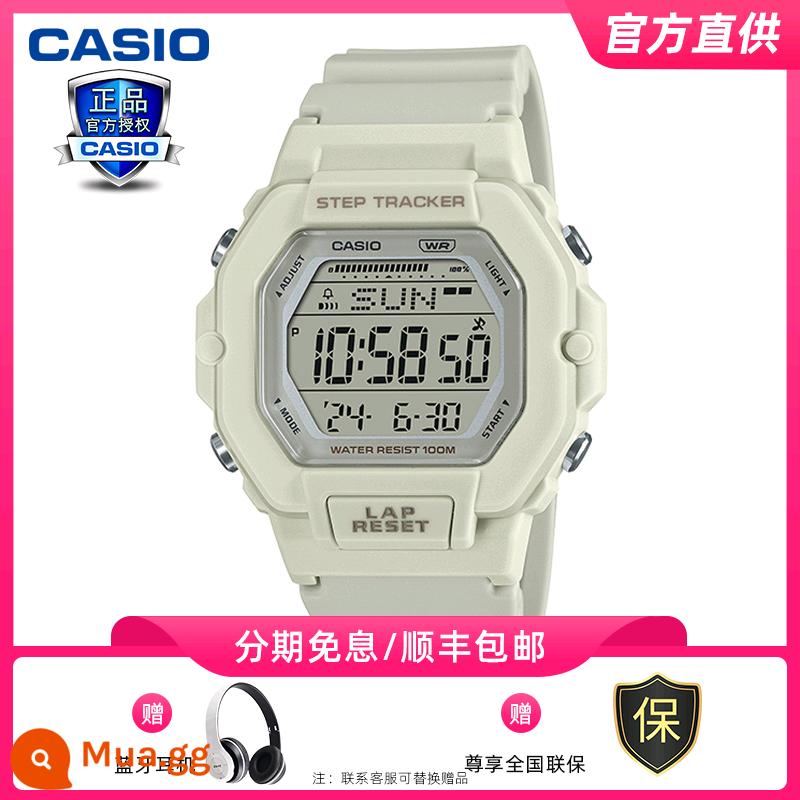 Đồng hồ CASIO nam năng lượng mặt trời đen chiến binh thể thao đồng hồ điện tử nữ đồng hồ chính hãng chính hãng AQS810w - LWS-2200H-8A [Tai nghe Bluetooth miễn phí]