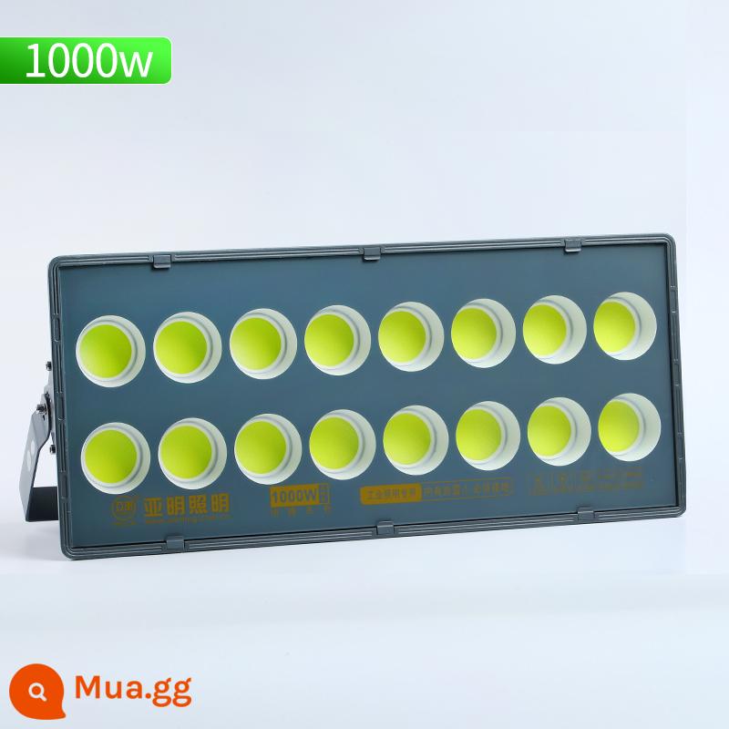 Thượng Hải Yaming Đèn Pha LED 50W100W200W Ngoài Trời Chống Nước Siêu Sáng Đèn Pha Kỹ Thuật Chống Sét - Yaming-model sang trọng-1000W-ánh sáng trắng