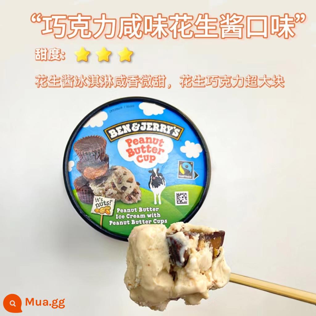 Kem Ben&Jerry's Sôcôla Brownie Ben & Jerry's 465mL Kem Thùng Caramel Hương Vani Nhập Khẩu - Dự kiến ​​về ngày 20/4 Kem Bơ Đậu Phộng Muối Sôcôla 465ML (425g)