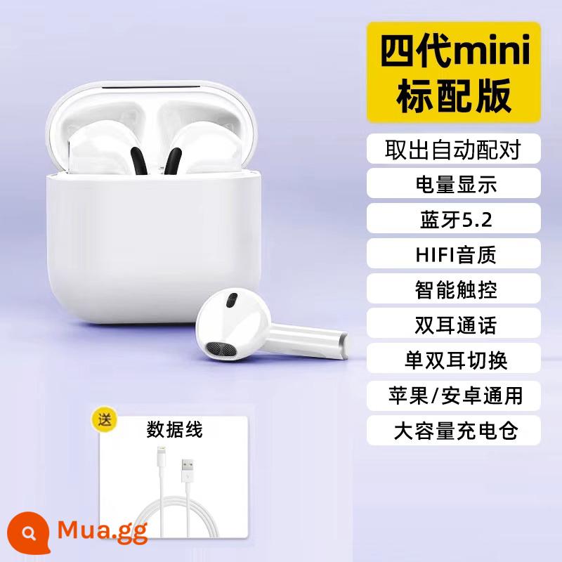 Huaqiangbei Tai Nghe Bluetooth Thật Thể Thao Không Dây Bán Trong Tai 2024 Mới Cực Dài Pin Giảm Tiếng Ồn Bluetooth - Cấu hình tiêu chuẩn thế hệ thứ tư [kết nối nắp mở + cảm ứng thông minh]