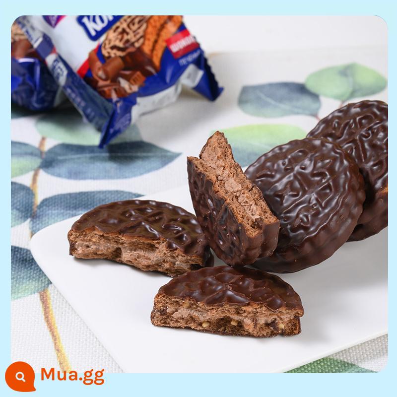 Sandwich Biscuit Kangji Hazelnut Hương Chocolate Sandwich Văn Phòng Nhập Khẩu - [10 gói★20 miếng] Bánh mì kẹp vị hạt phỉ 500g