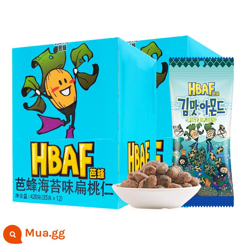 HBAF Barbee Original Tom Farm Hạnh Nhân Kem Mật Ong Hạnh Nhân Mù Tạt Các Loại Hạt Nhập Khẩu Hàn Quốc Hộp 12 Túi - [2 hộp + túi quà] Hạnh nhân vị rong biển 12 túi*2 hộp