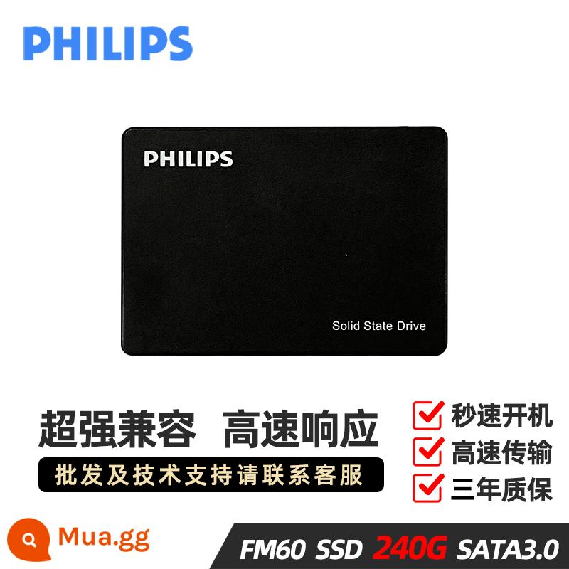 Philips SSD ổ cứng thể rắn 128G/256G512 máy tính xách tay máy tính để bàn chủ giao diện SATA 2.5 inch - 240G [Không bao gồm phụ kiện] Phổ biến cho máy tính xách tay/máy tính để bàn