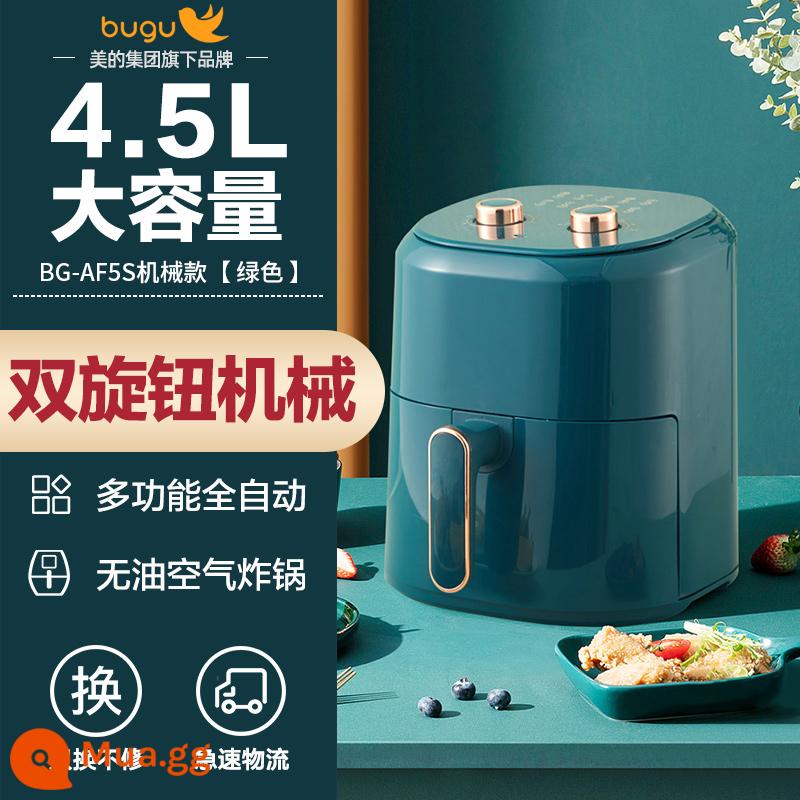 Nồi chiên không khí Midea cuckoo 4.5L gia đình thông minh cao cấp tự động đa năng khoai tây chiên điện lò nướng - Mẫu núm xanh 4.5L