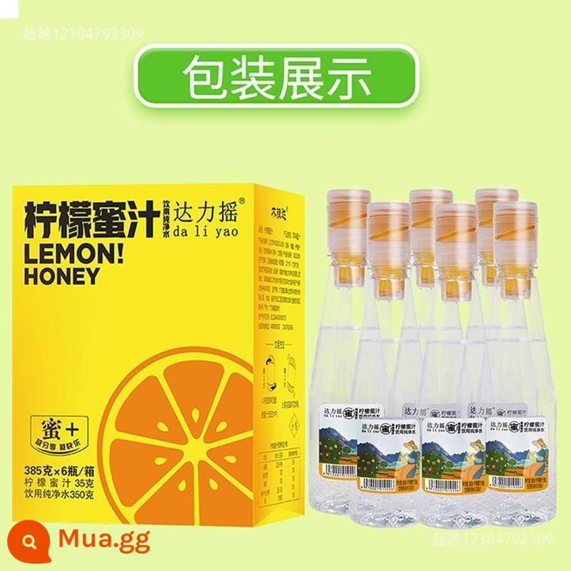 Dali Shake Lemon Honey Water 385g*6 Chai 0 Fat Lemonade Net Red Uống FCL - Nước cốt chanh mật ong 385g*6 chai [full box]