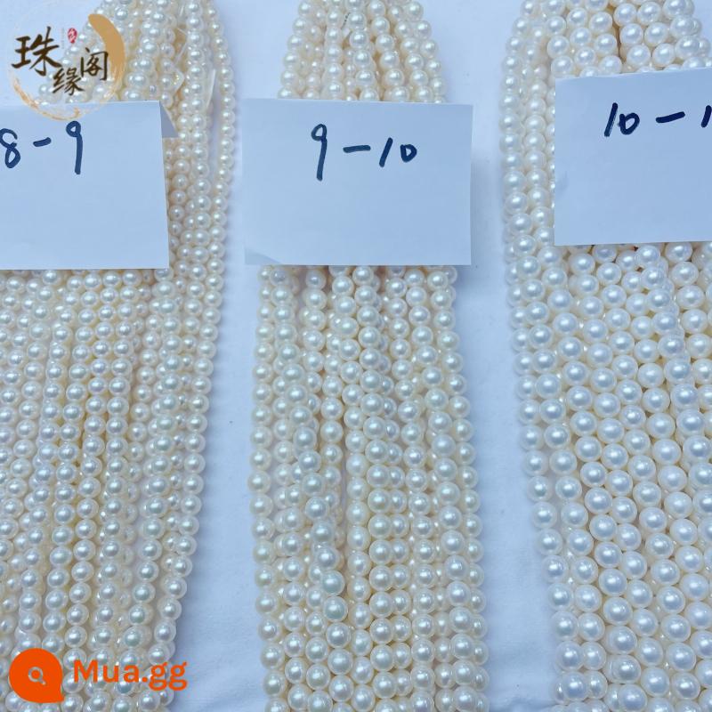 Chuỗi hạt giống cây kê collarwater nước ngọt tự nhiên Vòng cổ nhỏ Vòng cổ Pearl Semi được hoàn thành DIY Vật liệu thủ công DIY - Dây trắng tự nhiên 8-9mm (dấu vạch 7.3-8.3) chất lượng cao