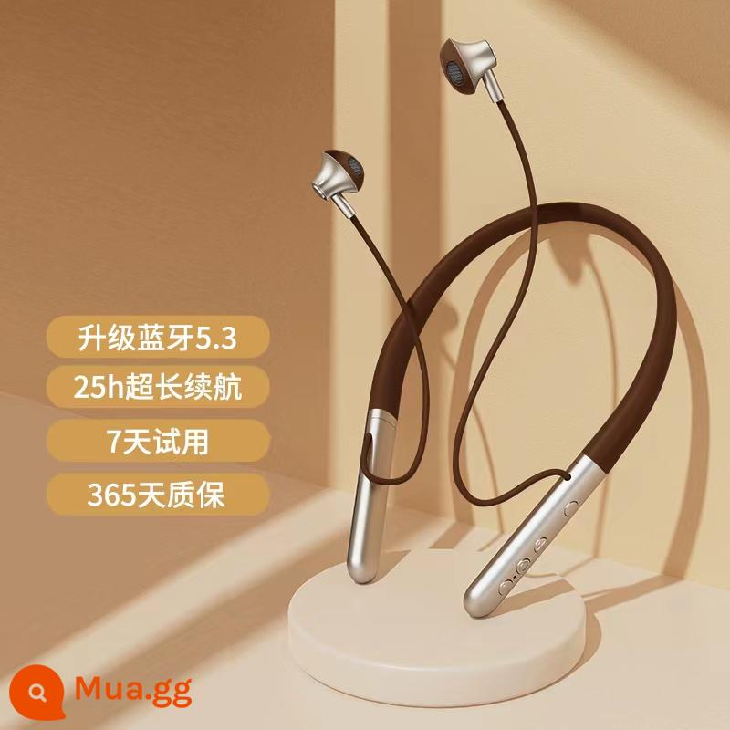 Tai nghe bluetooth đeo cổ Jiekexun/JKSUN 01 tai nghe 2 tai đeo cổ siêu bền pin đeo cổ hút nam châm 5.3 - Màu cổ điển [Mẫu điều khiển bằng giọng nói được nâng cấp] Chất lượng âm thanh ở mức HIFI ★ Thoải mái và không rò rỉ âm thanh ★ Bluetooth 5.3 mới ★ Tuổi thọ pin siêu dài