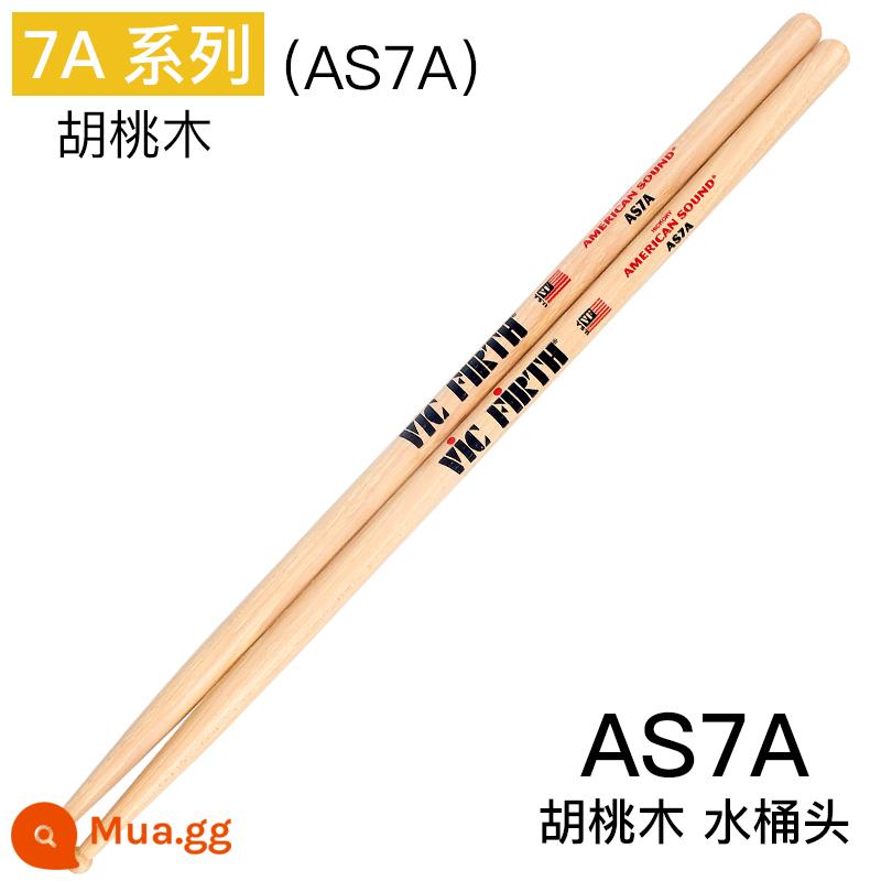 Thanh trống vic firth thanh trống quả óc chó 5a 5b 7a trống jazz vf thực hành dùi trống vic trống búa - Dòng 7A (AS7A)