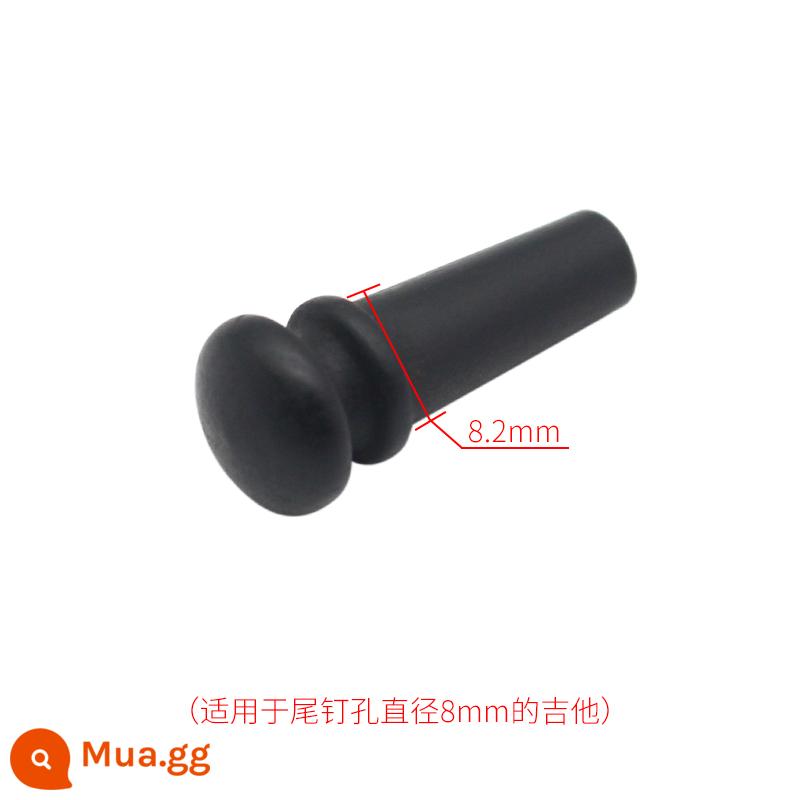 Dân Gian Hộp Điện Acoustic 12 Mm Gỗ Đuôi Cắm Móng Bán Đuôi Lỗ Chuyên Dụng Cho Bé Túi Nút Nút Gỗ Mun - 8mm gỗ mun