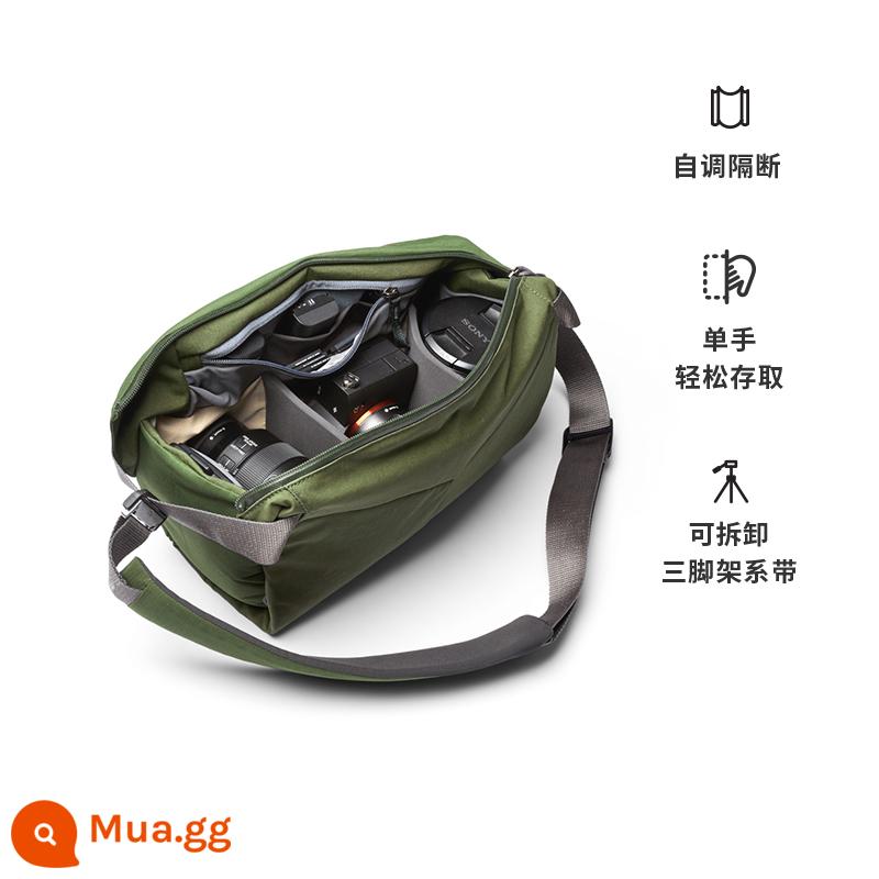 Bellroy Australia Venture Sling 10L Explorer Túi đựng máy ảnh Chụp ảnh Túi đeo chéo du lịch một mắt - Ruộng Xanh 10L