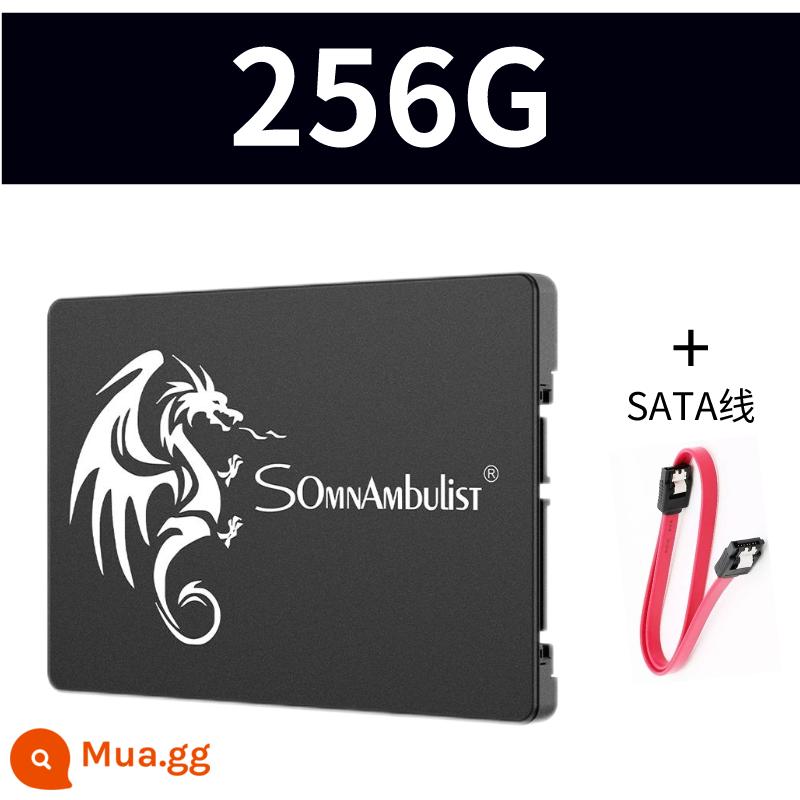 Ổ cứng thể rắn SSD 128G256G512G1T máy tính xách tay để bàn đa năng 2,5 inch Giao diện SATA3 mới - Cáp SATA3.0-256G+SATA