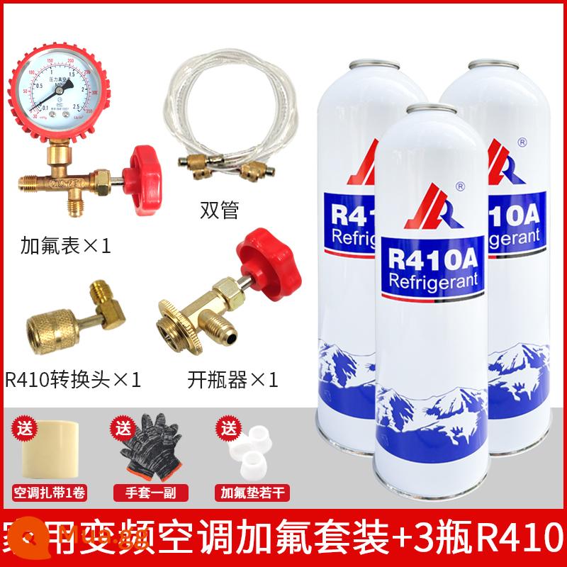 R22 chất làm lạnh freon chất làm lạnh chất lỏng điều hòa không khí đặc biệt flo công cụ 10 kg chất làm lạnh tuyết r410a - Trắng