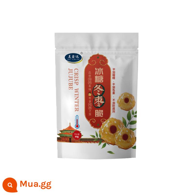 Kẹo đá Meixinda haws táo gai đông khô toàn bộ rỗng snack giòn không hạt snack đóng gói độc lập cửa hàng hàng đầu - 1 túi chà là đông khô