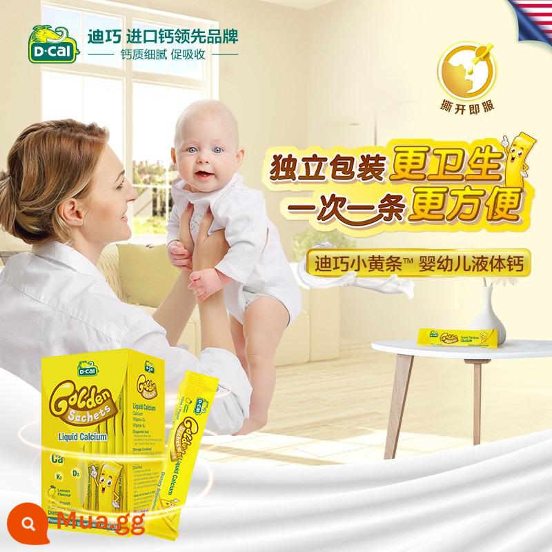 dcal Diqiao dải nhỏ màu vàng 0 canxi dạng lỏng chống ăn mòn canxi cho trẻ em bổ sung canxi cho bé canxi vitamin K2D canxi không phải sữa - Liên hệ bộ phận chăm sóc khách hàng để mua nhiều hộp để có giá tốt hơn