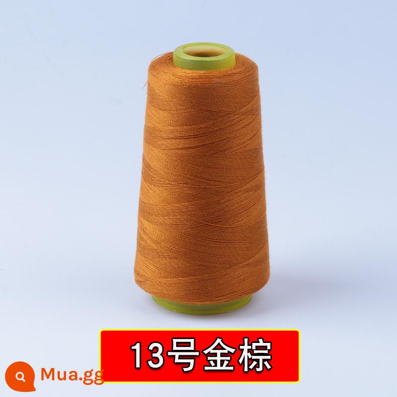 402 quần áo đường chỉ may may tay hộ gia đình 2 sợi mịn máy may chùa đường chỉ may quần áo phẳng tốc độ cao xe sợi polyester chủ đề - 1 Golden Brown, Số 13, Đường Chùa