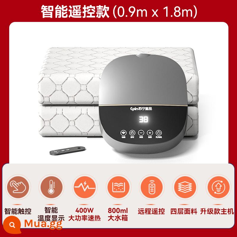 Xiaomi Mijia Làm Nóng Nước Chăn Điện Nhà 2023 Mới Chăn Điện Đôi Lưu Thông Nước Đôi Cắt Nhiệt Độ Trọn Bộ - Model điều khiển từ xa thông minh [Chăn cao cấp 0,9x1,8m] Máy chủ công suất cao + màn hình cảm ứng + màn hình kỹ thuật số