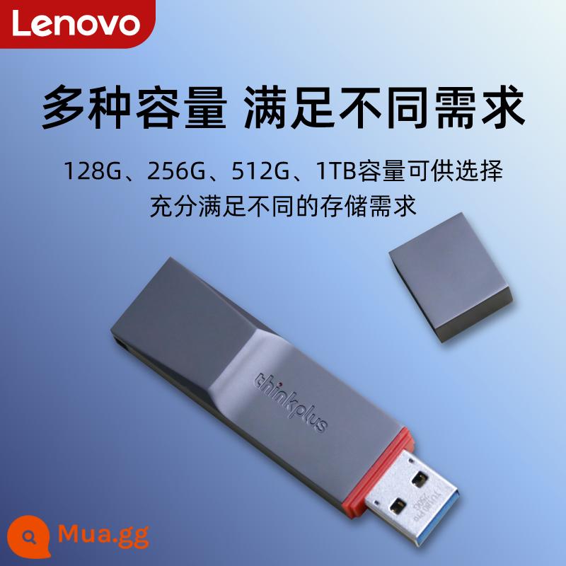 Ổ đĩa flash thể rắn tốc độ cao Lenovo 256g điện thoại di động máy tính giao diện kép USB/Type-C ổ đĩa flash USB dung lượng lớn 1TB - Giao diện đơn USB3.2 tốc độ cao 410M/s