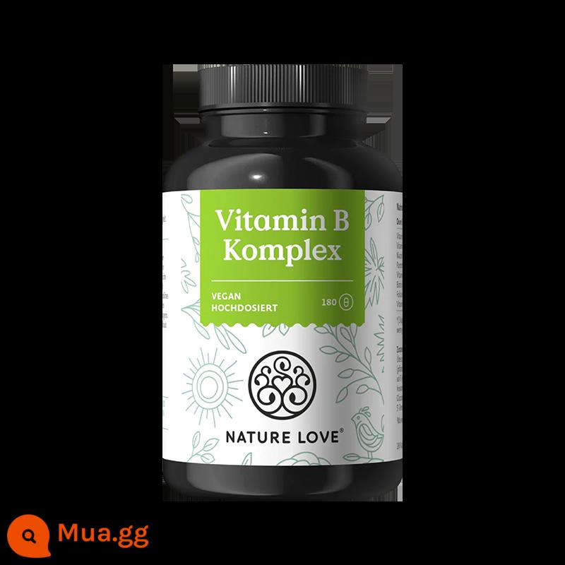 NatureLove của Đức nhập khẩu viên nang phức hợp vitamin B có hoạt tính cao với 8 loại sửa chữa thần kinh VB methylcobalamin - 180 hạt/chai