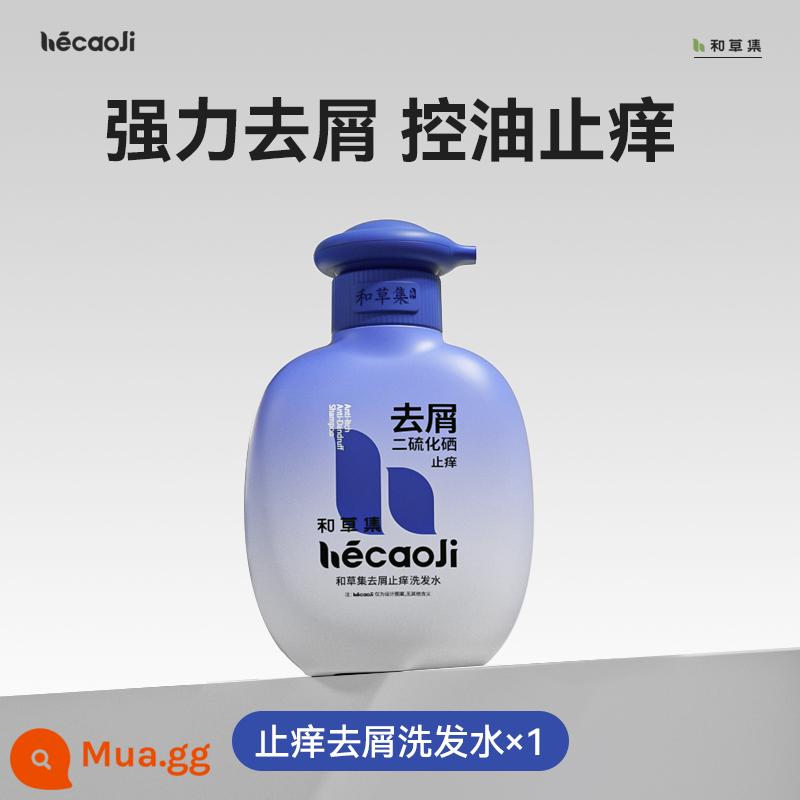 Hecaoji Selenium Disulfide Dầu Gội Trị Gàu Kiểm Soát Dầu Dầu Gội Chống Mạt Dầu Gội Làm Mới Và Làm Mềm Lông Tơ - Dầu gội [chống ngứa và trị gàu] mới được nâng cấp*1