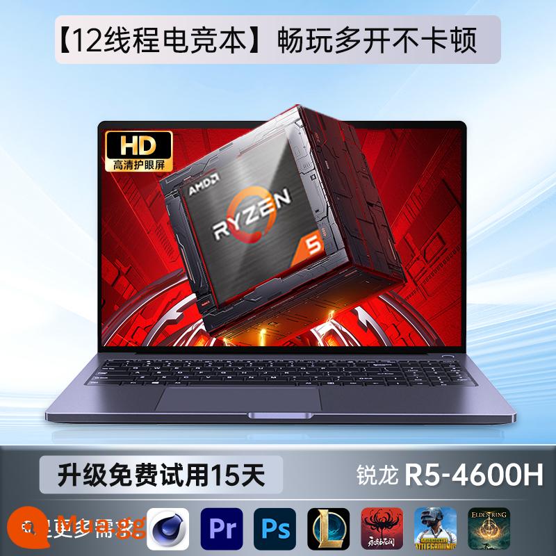 [Core i7 mới 2023] máy tính xách tay Intel15.6 inch mỏng nhẹ văn phòng kinh doanh sinh viên đại học thiết kế siêu mỏng di động cao cấp di động card màn hình độc lập chơi game chính hãng chính hãng - [Ryzen Edition]?Ryzen R5+ sáu nhân có thể chơi mọi loại game trực tuyến + mở nhiều game mà không bị lag/Phantom Gray