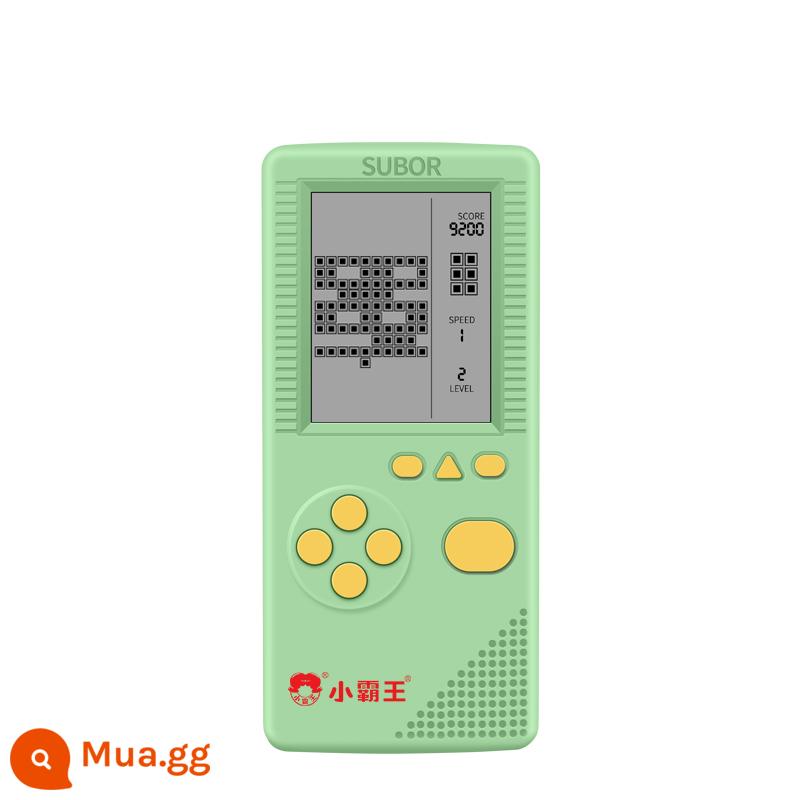 Member's Choice Máy chơi game cầm tay Xiaobawang 4,1 inch Máy chơi game Tetris cầm tay - Màn hình lớn 4,1 inch màu xanh lá cây