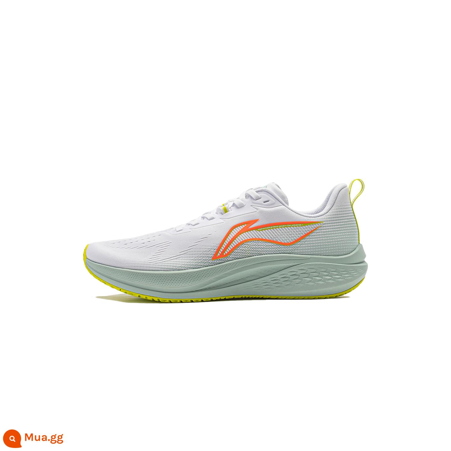 Giày chạy bộ Li Ning Chitu 7 dành cho nam và nữ 2024 Giày chạy bộ phản quang mới tập luyện thoáng khí Giày thể thao chống sốc ARPU003 - ARPU003-3 nam màu trắng/xanh rêu tiêu chuẩn