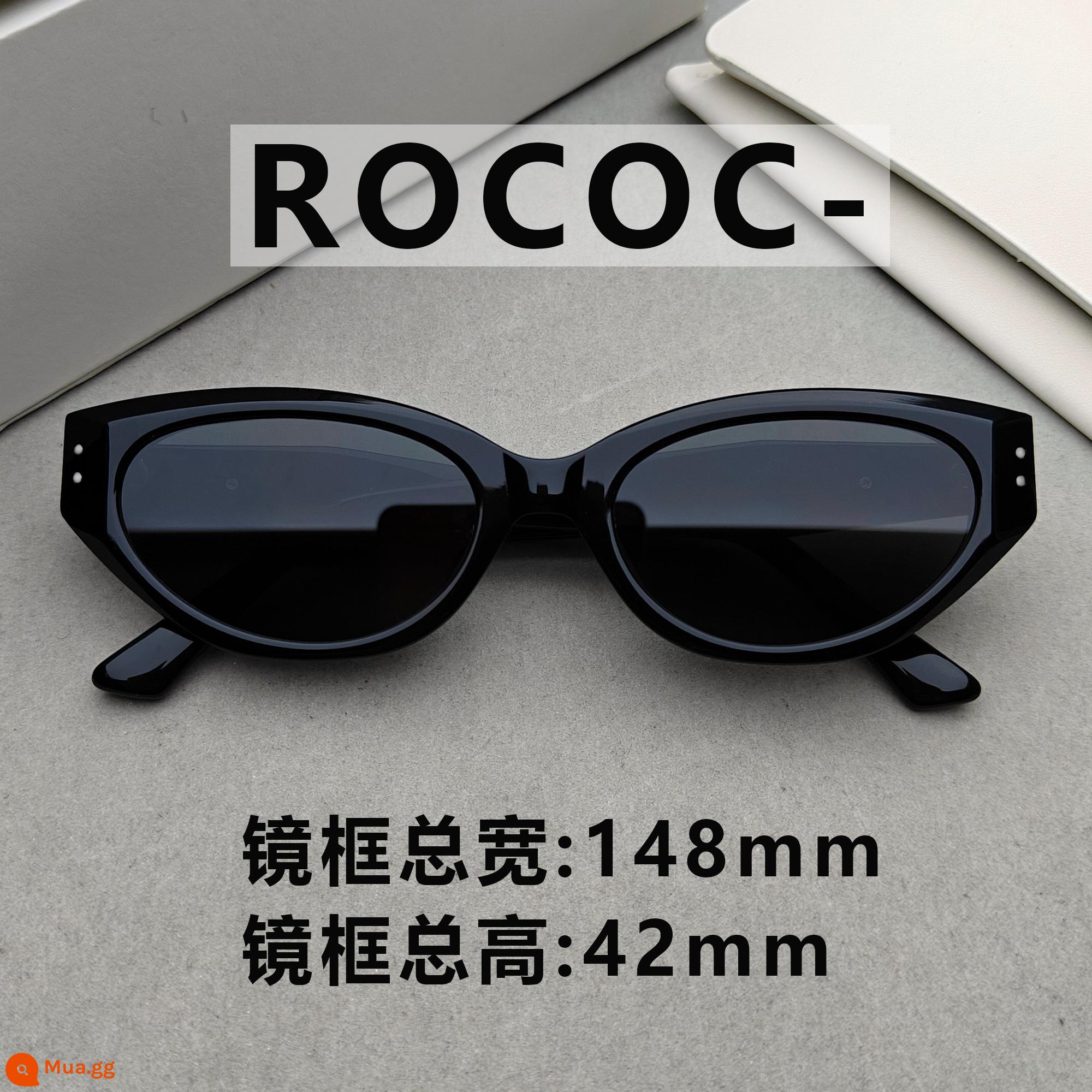 Kính mát GM nữ ROCOCO kính râm chống tia UVUV400 chống nắng hoàng hôn màu vàng Loti tấm tròng kính nylon - Rococ-