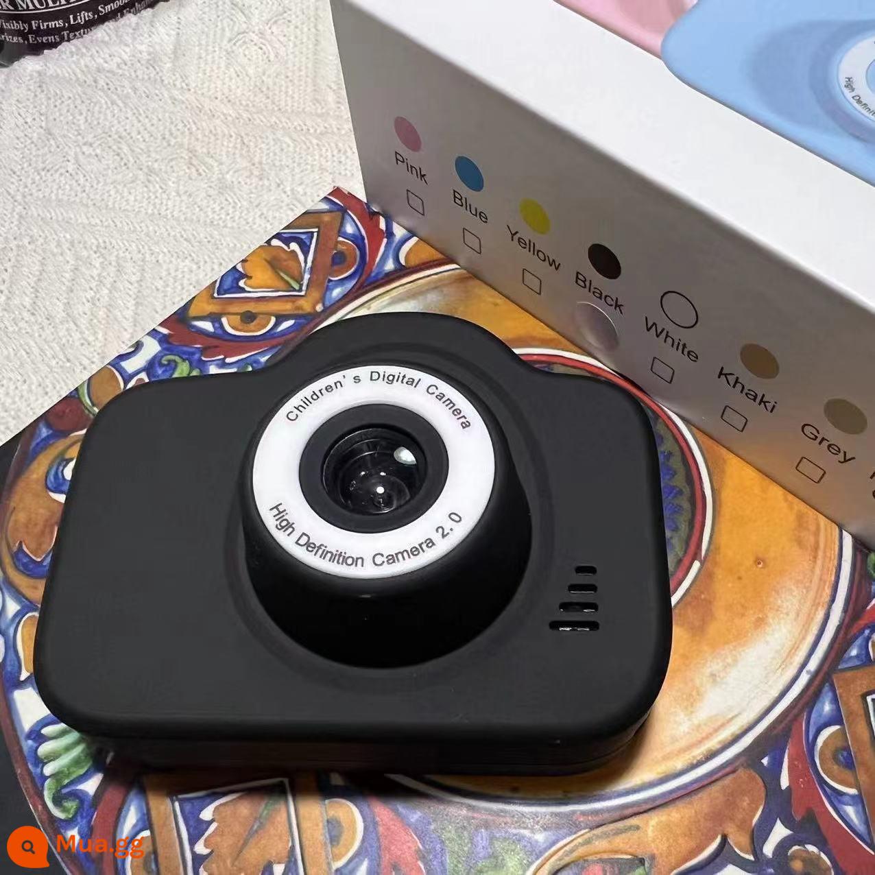 Máy ảnh kỹ thuật số dễ thương camera kép độ phân giải cao dành cho các bữa tiệc sinh viên trong khuôn viên trường có thể chụp ảnh và tải hồ sơ du lịch lên điện thoại di động - Màu gấu trúc đen trắng mới [Camera kép HD để chụp ảnh tự sướng]