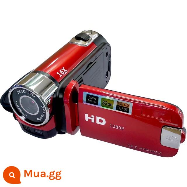 Máy ảnh dv kỹ thuật số độ nét cao tương tự của Su Zaizai Máy ảnh ccd dành cho sinh viên cầm tay du lịch video chụp ảnh cổ điển - Đỏ-[Cùng phong cách với Su Zai Zai❤ có thể chụp ảnh tự sướng/quay video]