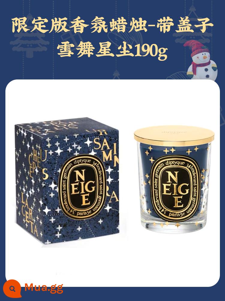 Diptyque Nến thơm Diptyque hốc lưu niệm đèn dầu thơm quà tặng sinh nhật Lễ Tình Nhân - [Snow Dance Stardust 190g] Có nắp kim loại