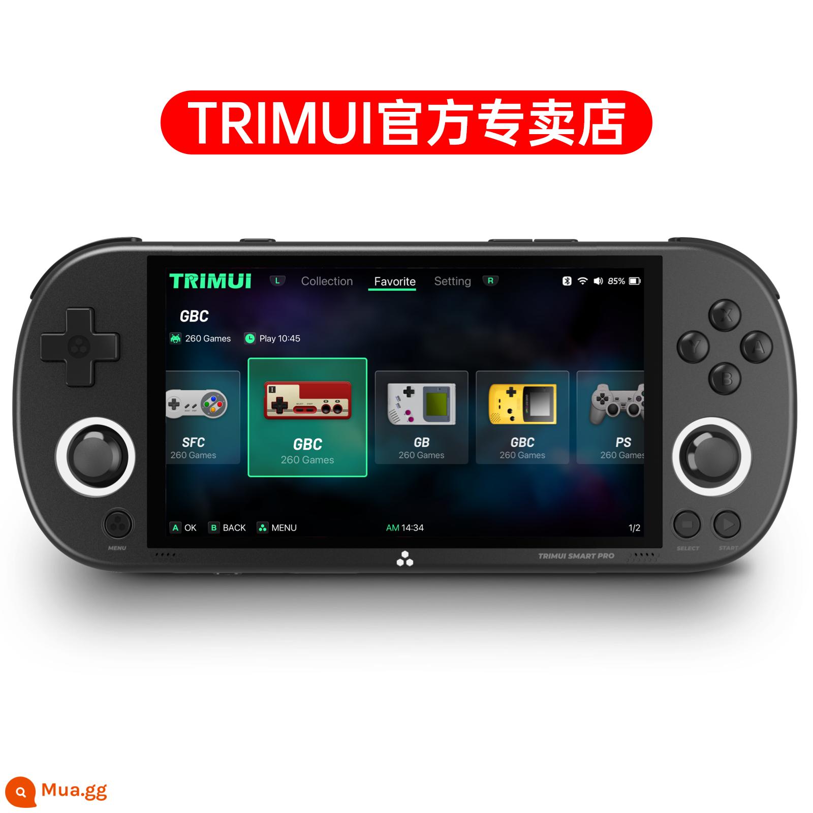 TRIMUI SMART PRO retro bảng điều khiển trò chơi mã nguồn mở bảng điều khiển cầm tay nỗi nhớ tuổi thơ PSP bảng điều khiển trò chơi cầm tay mô phỏng NDS GBA độ phân giải 1280*720 N64 Zhixun Douyin cùng mẫu - Đen | Chuẩn 8G | Không thẻ, không game + tài nguyên miễn phí