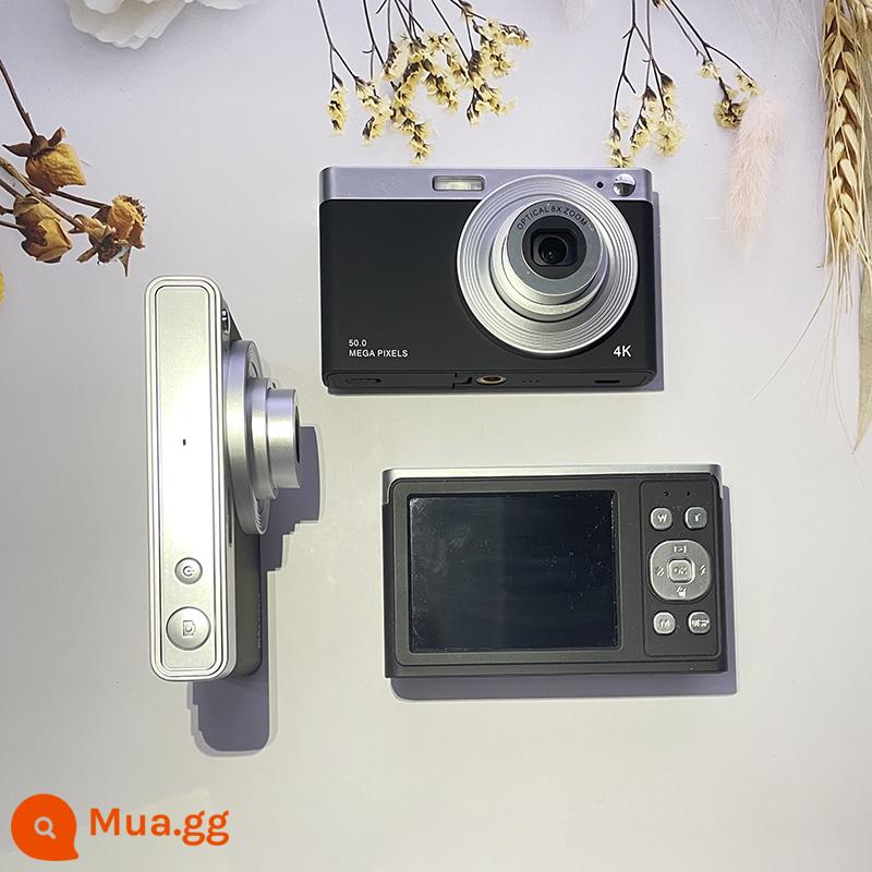 Sinh Viên Máy Ảnh Kỹ Thuật Số Retro Ccd Khuôn Viên HD Du Lịch Nhỏ Camera Vlog Mục Từ Cấp Thẻ Máy Quà Tặng - Camera có thể thu vào màu đen [có thể quay video và chuyển sang điện thoại di động] Camera có thể thu vào để phóng to rõ hơn