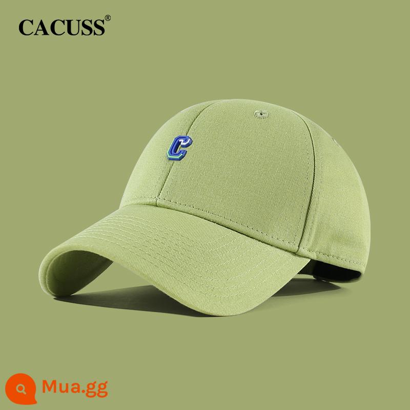 Mũ bóng chày CACUSS nam mùa thu chữ cotton đạt đỉnh mũ nữ nhiều màu chụp đường phố chống nắng mũ che nắng - quả bơ xanh