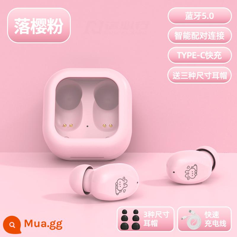 Tai nghe bluetooth thể thao không dây không bị trễ phù hợp cho Apple Huawei game kê vivo pin cực lâu oppo - bột anh đào