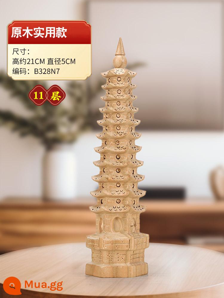 Tao Mu Wenchang Tower Swing Paper Pen Towers - (Ưu đãi đặc biệt cho gỗ) Tầng 11