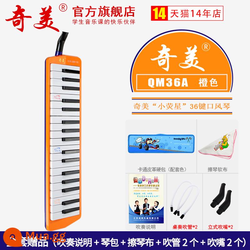 Chi Meikou Fengqin 37 Học sinh chính sử dụng 32 -Ka nhạc cụ học giả trẻ em 41 Key Xiaotian Caitianzhongkou thổi piano - [Ngôi sao nhỏ 36 phím] Túi cứng hoạt hình + hướng dẫn chơi