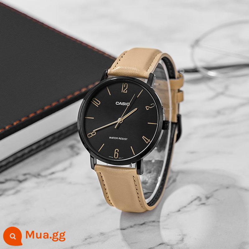 CasioCASIO Watch Men's Heart of Darkness Đồng hồ đeo tay nam thạch anh mỏng Không cơ MTP-VT01 Thư trực tiếp ở nước ngoài - MTP-VT01BL-1B [Bộ sưu tập được bảo hành trọn đời]