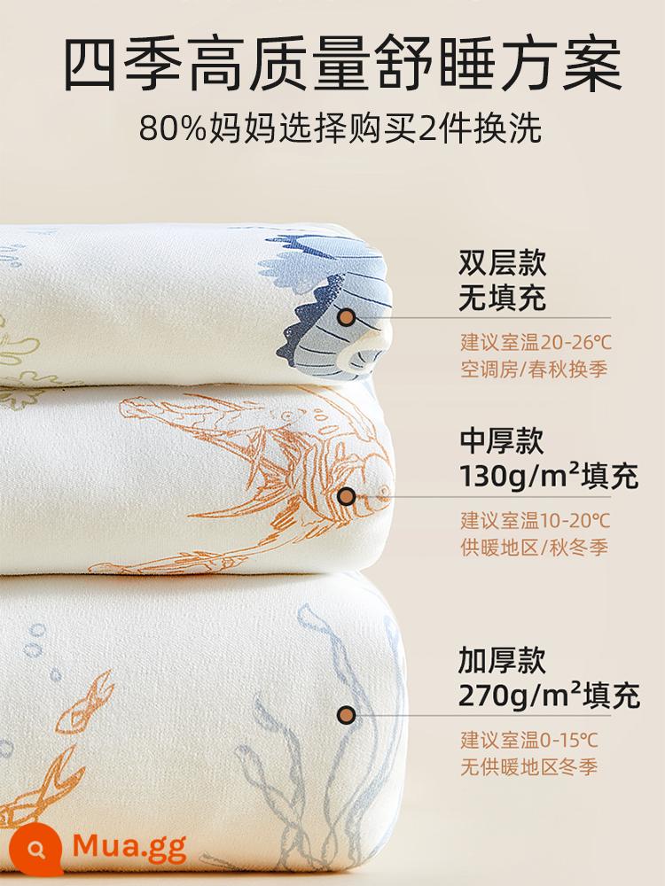 Túi ngủ trẻ em Betex mẫu xuân hạ thu đông nhiệt độ không đổi cotton nguyên chất bốn mùa phổ quát trẻ em chăn chống đá túi ngủ trẻ em chia chân - Công nghệ đen nhiệt độ không đổi [80% mẹ chọn 2 chiếc để được giảm giá tốt hơn]